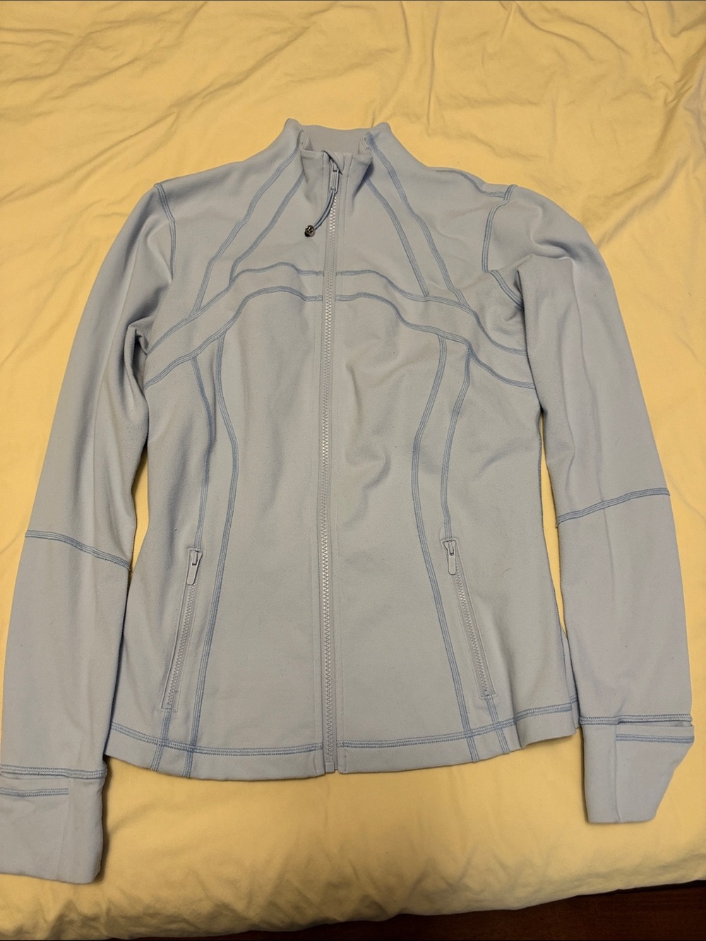 lululemon athletica Light Blue Full-Zip DEFINE Jacket